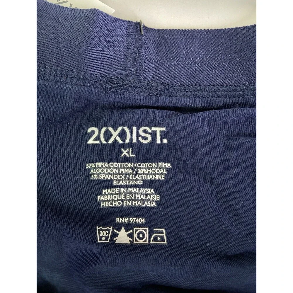 2xist Luxe Dream Low Rise Brief Underwear Navy Blazer Mens Size XL - Picture 4 of 5